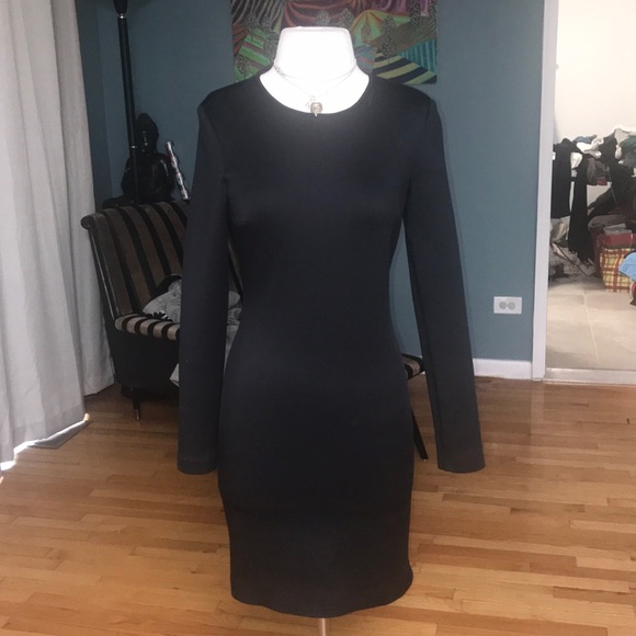 NWOT LBD W/ laser cut back neoprene material - Picture 3 of 6